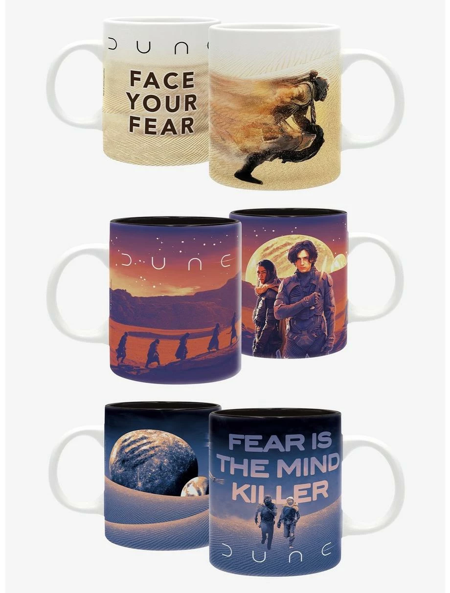 Mugs Dune 3 Pc Mug Set 3 Mugs Dune 3 Pc Mug Set