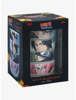 Ramen Bowls Naruto Shippuden Team 7 Stackable Bowl Set 11 Ramen Bowls Naruto Shippuden Team 7 Stackable Bowl Set -BoxLunch shop 15632204 av4