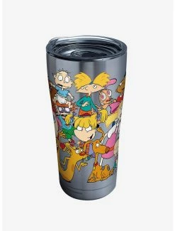 Mugs Nickelodeon Classic Characters 20z Stainless Steel Travel Mug
