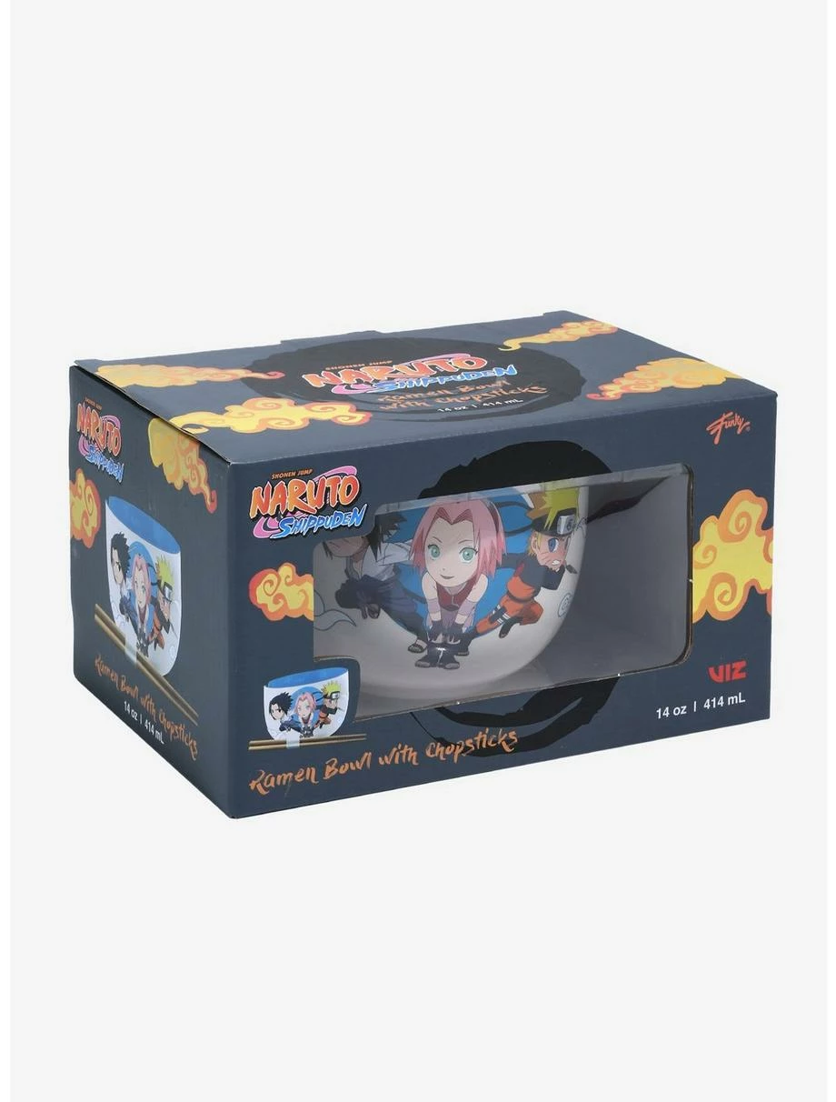 Ramen Bowls Naruto Shippuden Chibi Team 7 Ramen Bowl With Chopsticks 6 Ramen Bowls Naruto Shippuden Chibi Team 7 Ramen Bowl With Chopsticks - Image 4