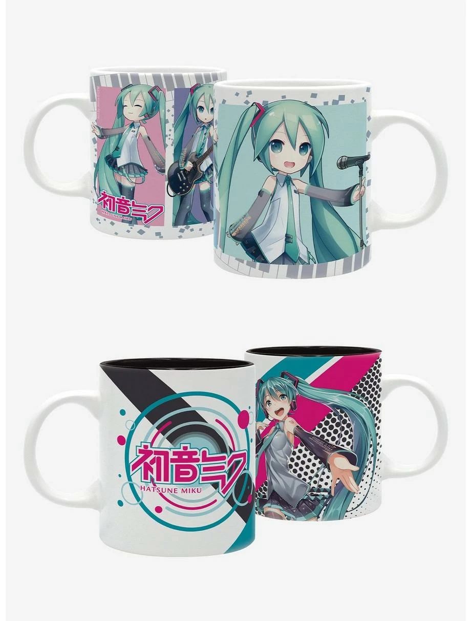 Mugs Hatsune Miku Mug Twin Pack 3 Mugs Hatsune Miku Mug Twin Pack