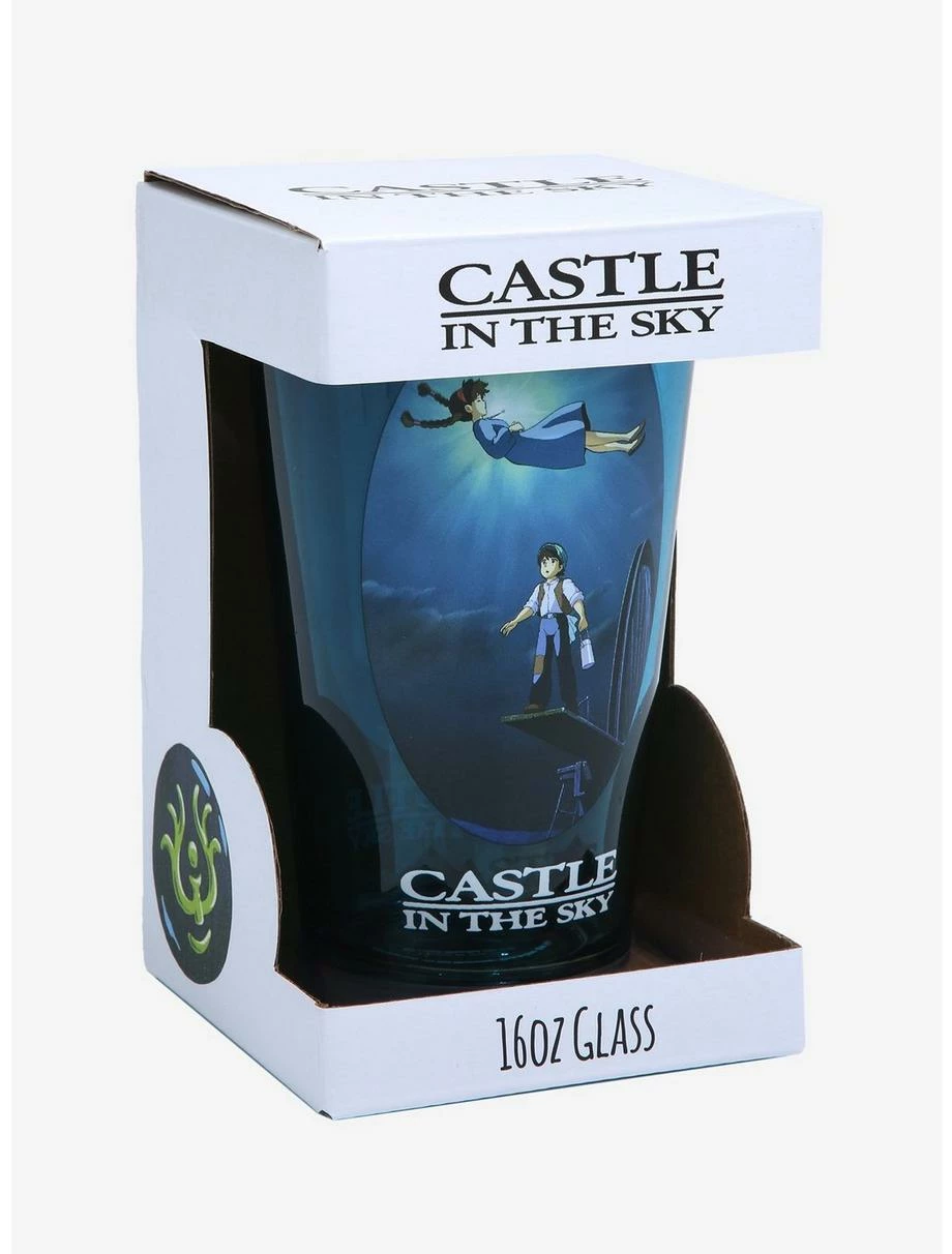 Glassware Her Universe Studio Ghibli Castle In The Sky Oval Portrait Pint Glass - BoxLunch Exclusive 4 Glassware Her Universe Studio Ghibli Castle In The Sky Oval Portrait Pint Glass - BoxLunch Exclusive - Image 2