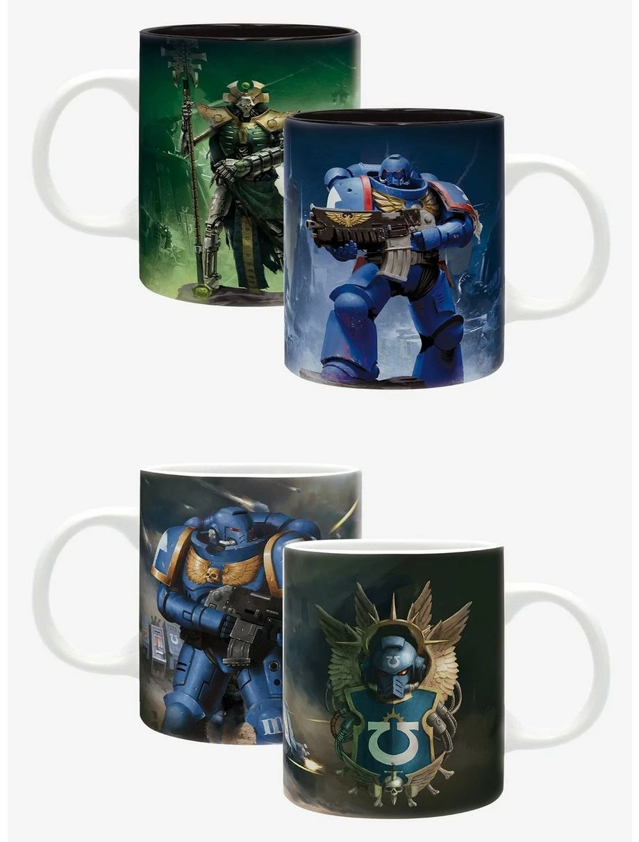 Mugs Warhammer 40,000 Indomitus & Ultramarines Mug Twin Pack 3 Mugs Warhammer 40,000 Indomitus & Ultramarines Mug Twin Pack