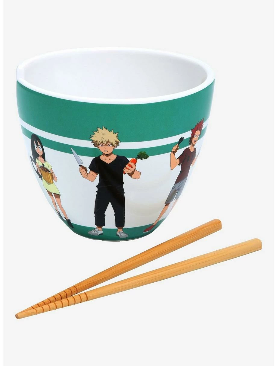 Ramen Bowls My Hero Academia Cooking Characters Ramen Bowl And Chopsticks 4 Ramen Bowls My Hero Academia Cooking Characters Ramen Bowl And Chopsticks - Image 2