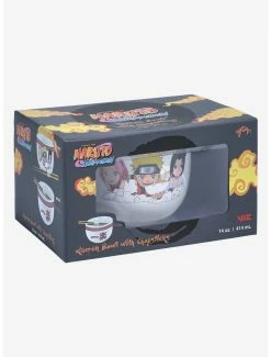 Ramen Bowls Naruto Shippuden Chibi Team 7 Trio Ramen Bowl With Chopsticks -BoxLunch shop 16697883 av3