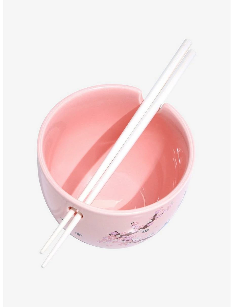 Ramen Bowls Our Universe Studio Ghibli My Neighbor Totoro Cherry Blossoms Ramen Bowl With Chopsticks - BoxLunch Exclusive 5 Ramen Bowls Our Universe Studio Ghibli My Neighbor Totoro Cherry Blossoms Ramen Bowl With Chopsticks - BoxLunch Exclusive - Image 3