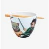 Ramen Bowls Demon Slayer: Kimetsu No Yaiba Group Portrait Ramen Bowl With Chopsticks -BoxLunch shop 16928755 hi