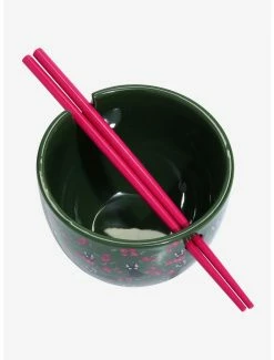 Ramen Bowls Studio Ghibli Kiki’s Delivery Service Jiji & Flowers Ramen Bowl With Chopsticks - BoxLunch Exclusive 7 Ramen Bowls Studio Ghibli Kiki’s Delivery Service Jiji & Flowers Ramen Bowl With Chopsticks - BoxLunch Exclusive -BoxLunch shop 16928853 av2