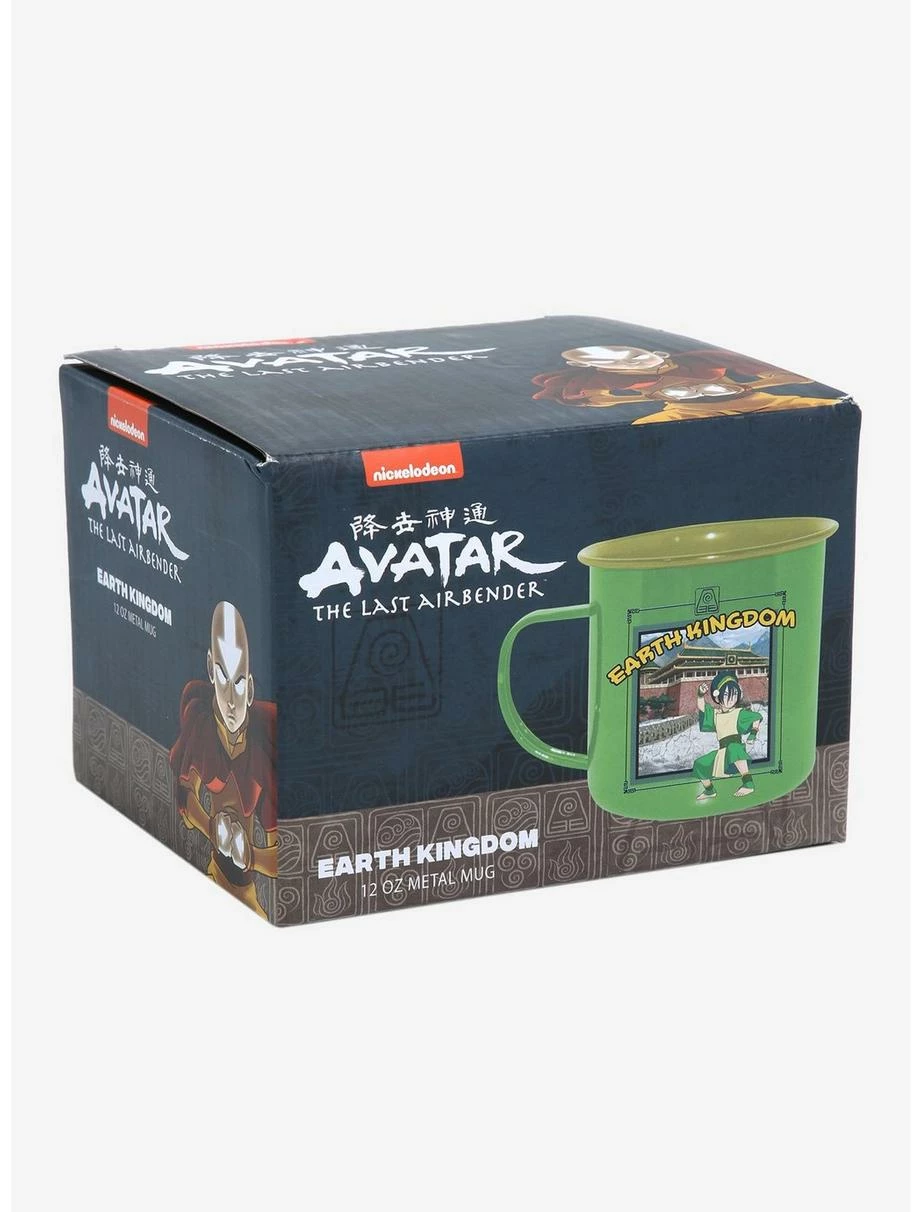 Mugs Avatar: The Last Airbender Earth Kingdom Tin Camper Mug - BoxLunch Exclusive 5 Mugs Avatar: The Last Airbender Earth Kingdom Tin Camper Mug - BoxLunch Exclusive - Image 3
