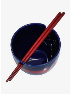 Ramen Bowls Studio Ghibli Princess Mononoke San Portrait Ramen Bowl With Chopsticks -BoxLunch shop 17191172 av2