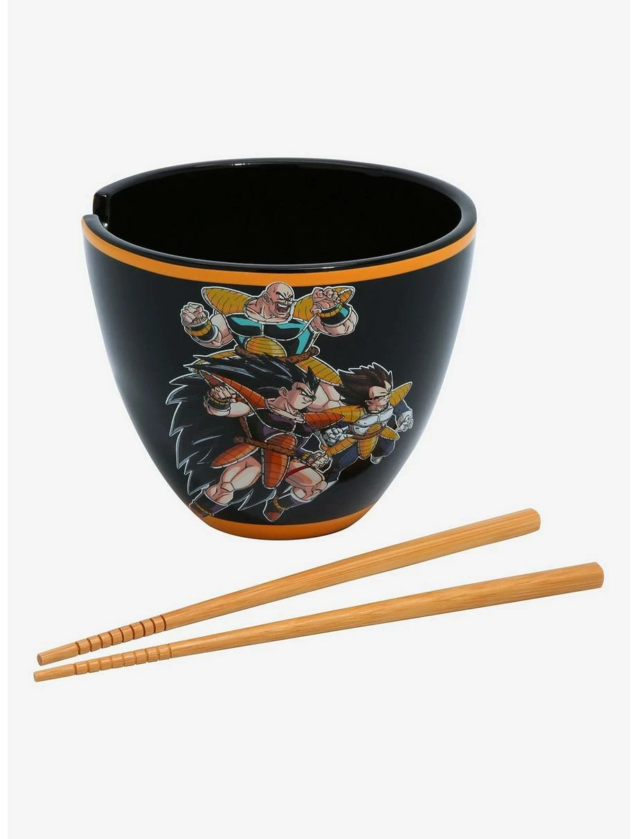 Ramen Bowls Dragon Ball Z Battle-Ready Group Portrait Ramen Bowl With Chopsticks 4 Ramen Bowls Dragon Ball Z Battle-Ready Group Portrait Ramen Bowl With Chopsticks - Image 2