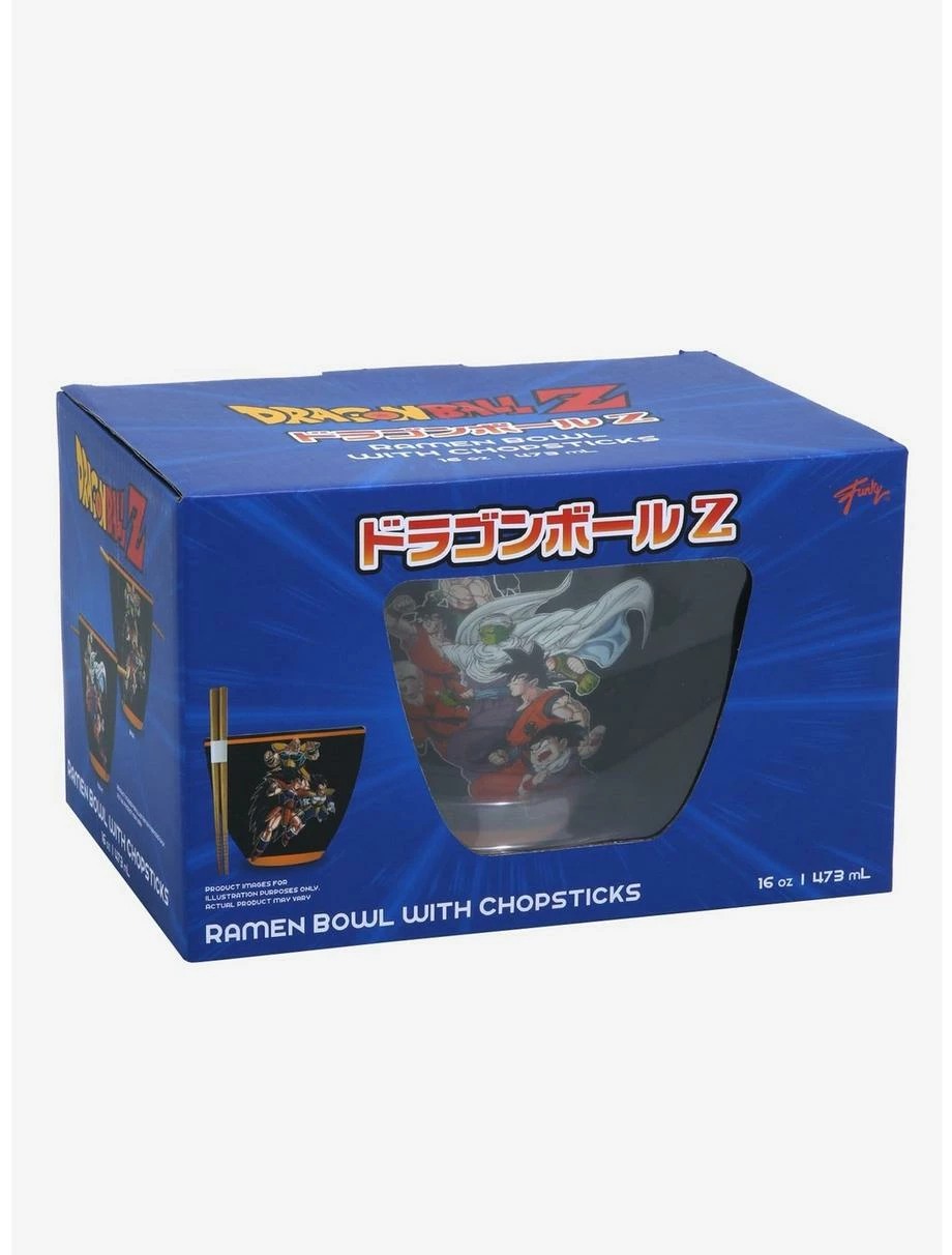 Ramen Bowls Dragon Ball Z Battle-Ready Group Portrait Ramen Bowl With Chopsticks 6 Ramen Bowls Dragon Ball Z Battle-Ready Group Portrait Ramen Bowl With Chopsticks - Image 4
