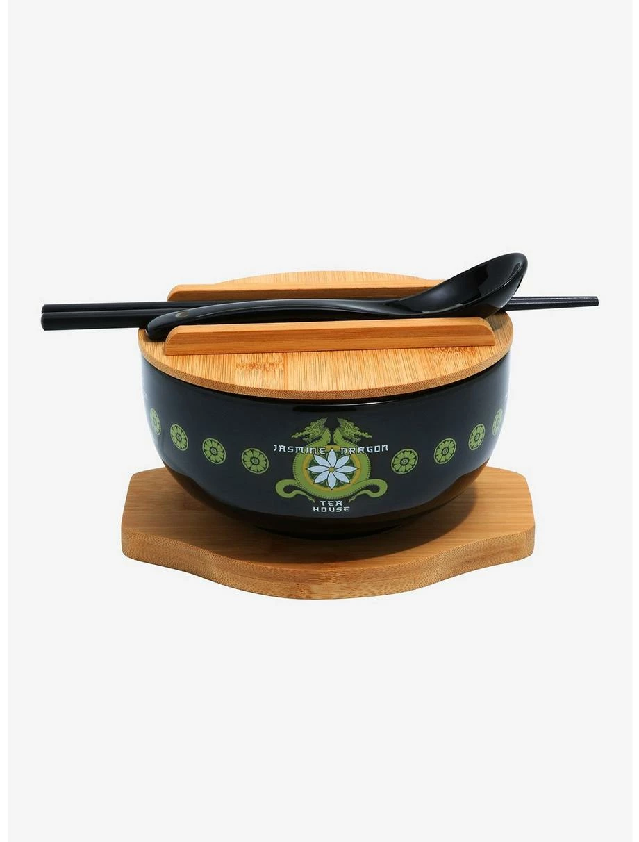 Ramen Bowls Avatar: The Last Airbender Jasmine Dragon Tea House Ramen Bowl With Lid 3 Ramen Bowls Avatar: The Last Airbender Jasmine Dragon Tea House Ramen Bowl With Lid
