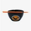Ramen Bowls Haikyu!! Karasuno Crows Logo Ramen Bowl With Chopstick Set -BoxLunch shop 18250445 hi