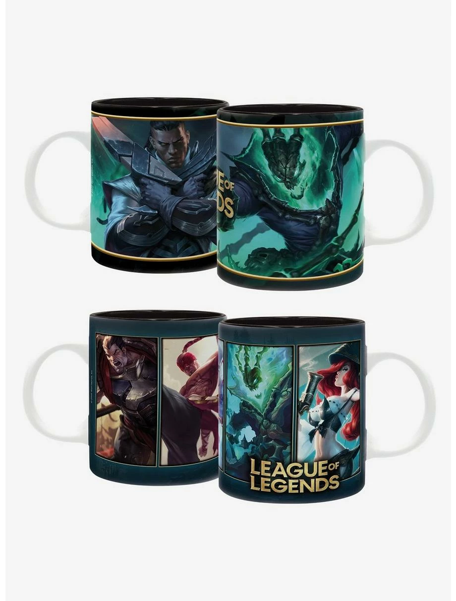 League Of Legends Mugs Set 3 League Of Legends Mugs Set