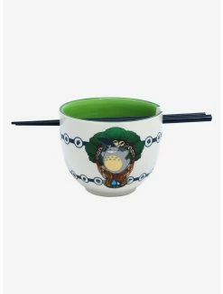 Ramen Bowls Studio Ghibli My Neighbor Totoro Standing Totoro & Umbrella Ramen Bowl With Chopsticks