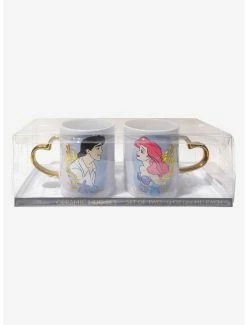 Mugs Disney The Little Mermaid Ariel & Prince Eric Heart Handle Mug Set - BoxLunch Exclusive 5 Mugs Disney The Little Mermaid Ariel & Prince Eric Heart Handle Mug Set - BoxLunch Exclusive -BoxLunch shop 19428289 av1