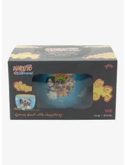 Ramen Bowls Naruto Shippuden Chibi Ninjas Sketch Art Ramen Bowl With Chopsticks -BoxLunch shop 19428295 av3