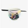 Ramen Bowls Demon Slayer: Kimetsu No Yaiba Group Portrait Watercolor Ramen Bowl With Chopsticks -BoxLunch shop 19428763 hi