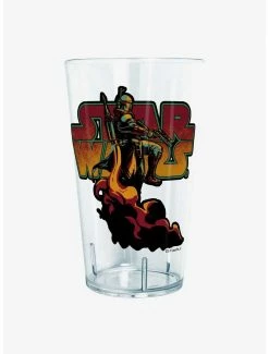 Glassware Star Wars The Book Of Boba Fett Logo Fett Pint Glass