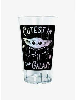 Glassware Star Wars The Mandalorian Cutest In The Galaxy Pint Glass