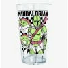 Glassware Star Wars The Mandalorian Mando Checks Pint Glass -BoxLunch shop 19722703 hi