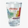 Glassware Star Wars Periodically Comp Mini Glass -BoxLunch shop 19722781 hi