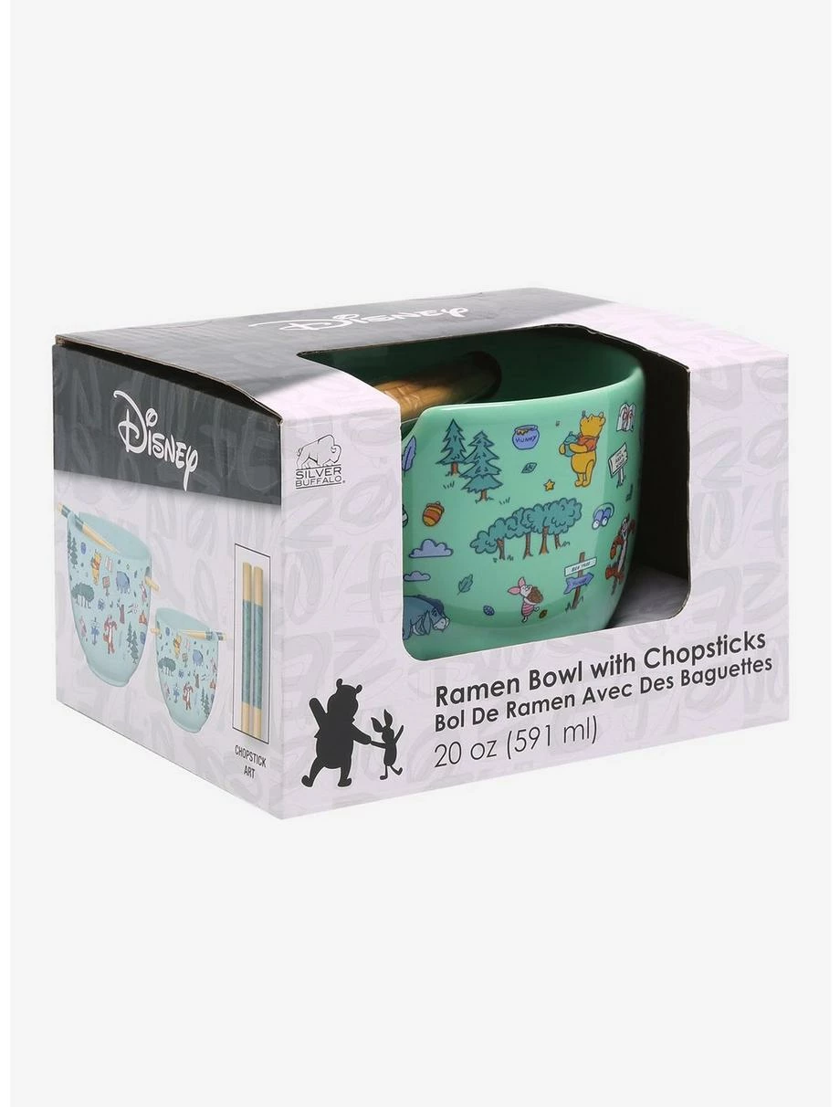 Ramen Bowls Disney Winnie The Pooh Icons Ramen Bowl With Chopsticks 6 Ramen Bowls Disney Winnie The Pooh Icons Ramen Bowl With Chopsticks - Image 4