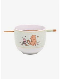 Ramen Bowls Disney Winnie The Pooh Storybook Portrait Ramen Bowl With Chopsticks